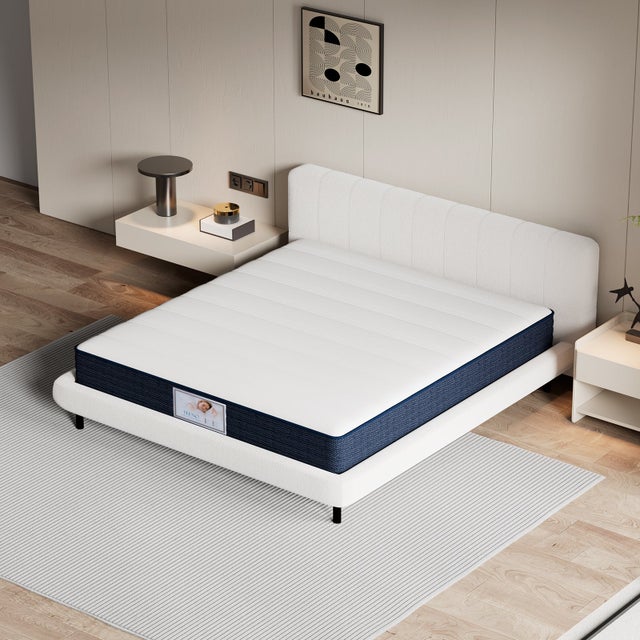 DEWINNER Matelas Ressort 140x190cm - Epaisseur 22 cm