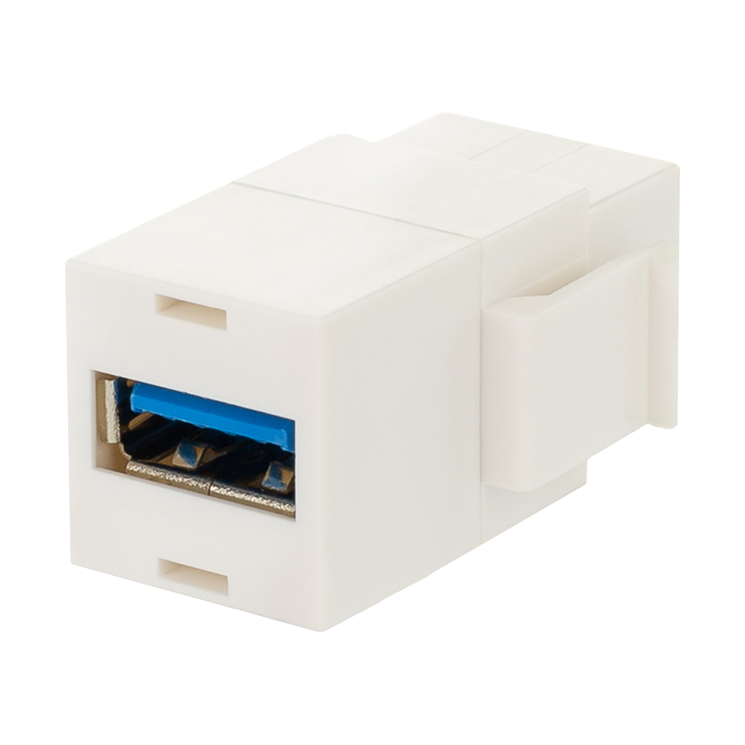 NEKU Keystone USB 3.0 A/A gniazdo komputerowe beczka łącznik Mediabox 45x45