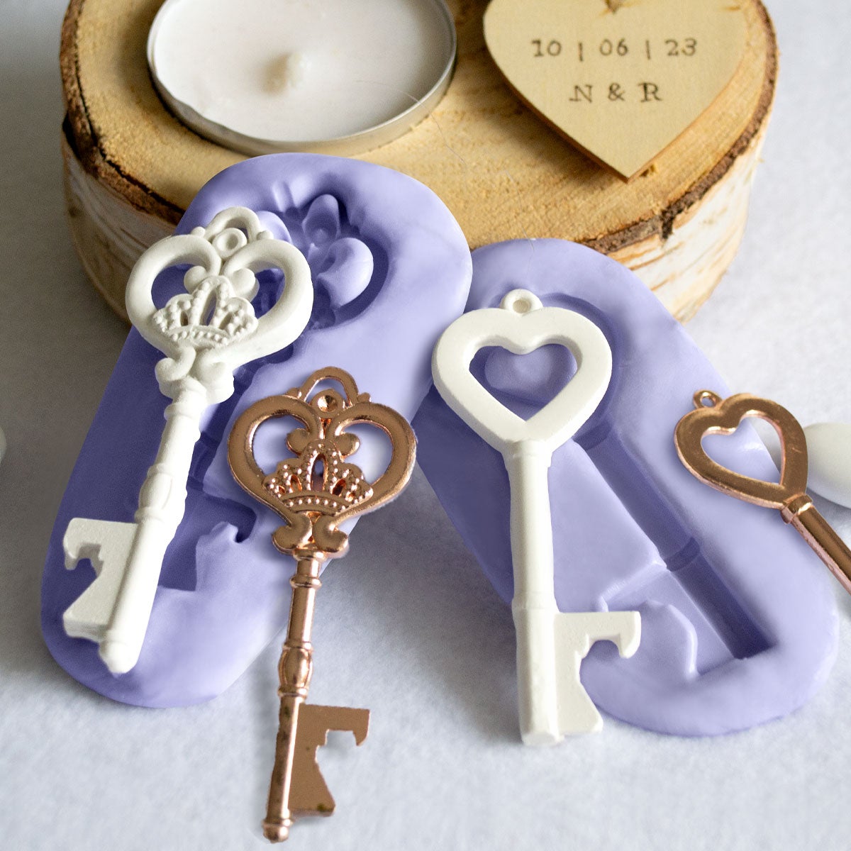 SIL HAND - Caoutchouc de Silicone en Pâte Non Toxique pour moules 1:1, pour Petits Objets ou pièces anatomiques (1 kg) - 5