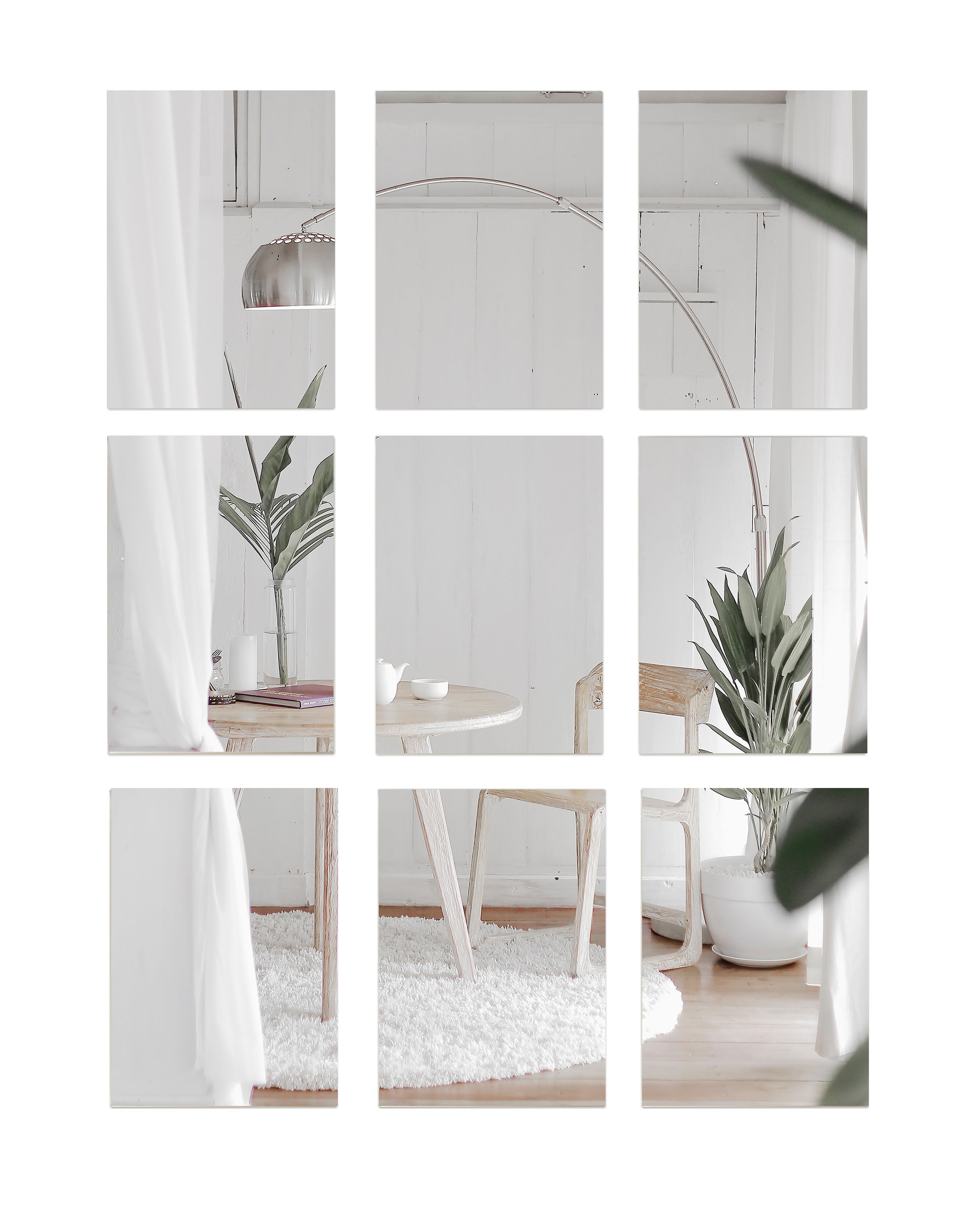 Lot De 4 Miroirs Adhésifs Muraux En Acrylique - Forme Arquée 30x30 Cm - Flexible, Incassable, Idéal Pour Décoration DIY