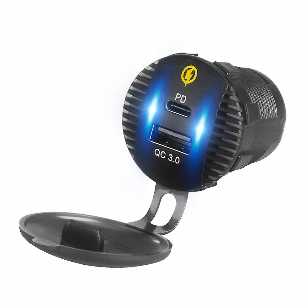 Prise De Voiture USB Quick Charge 3.0 Dual Chargeur De Voiture 12 V/24 V 36 W Chargeur De
