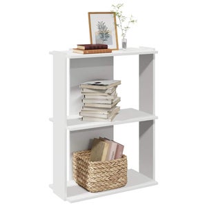 Libreria a 4 Ripiani Rovere Fumo 80x30x120 cm Legno Multistrato