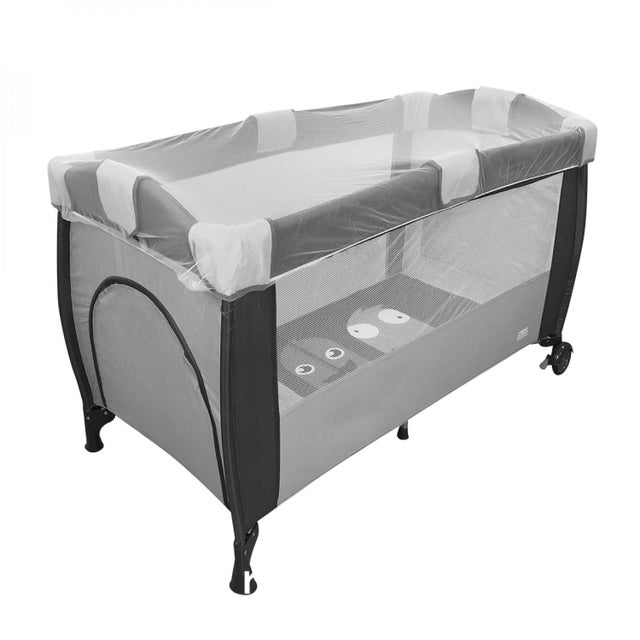 Moustiquaire universelle pour lit bébé 60 x 120 cm - Blanc transparent - Monsieur Bébé