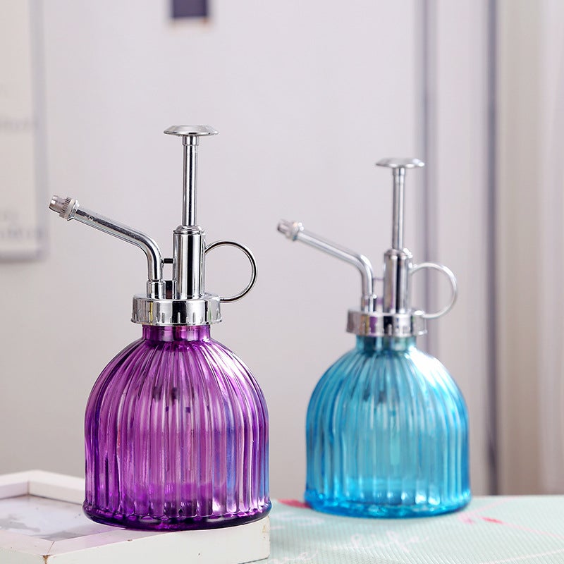 Bouteille d'arrosage en verre transparent, vaporisateur de plantes, petit arrosoir en verre pour plantes en pot d'intérieur, jardin - 6