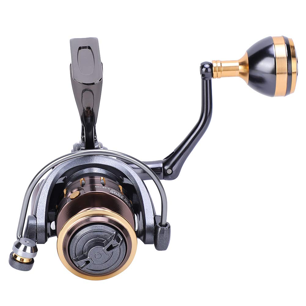 Moulinet de pêche - EK3000 - Métal - Haute résistance - 5.1:1 - Pêche