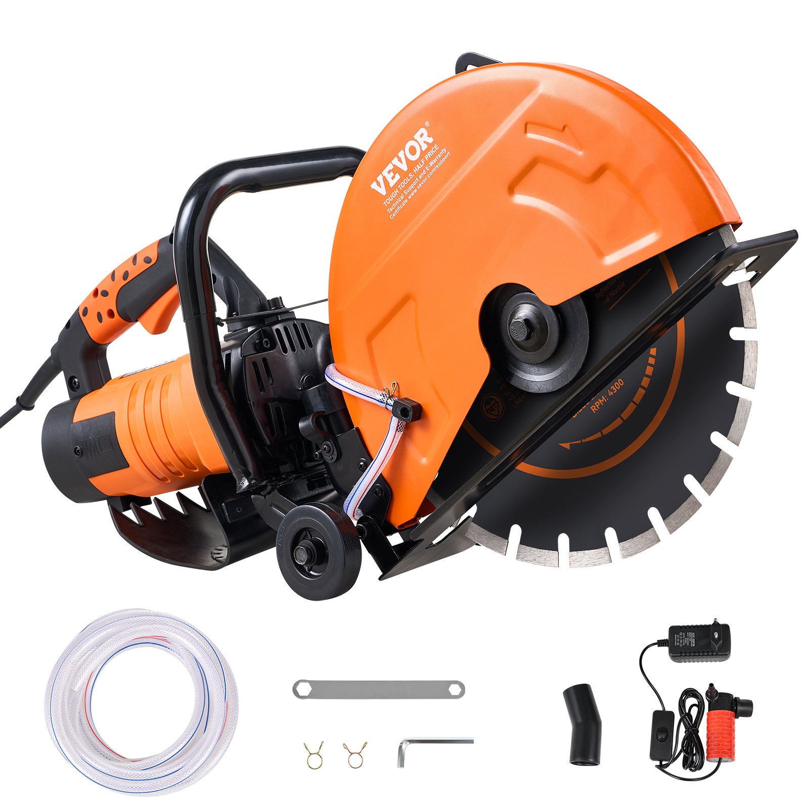 Przecinarka do betonu 2800W przecinarka do kostki brukowej przecinarka do betonu 356mm VEVOR