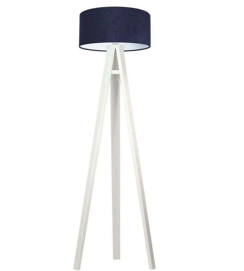 Lampa stojąca HOME 40 granatowa/biała/biała