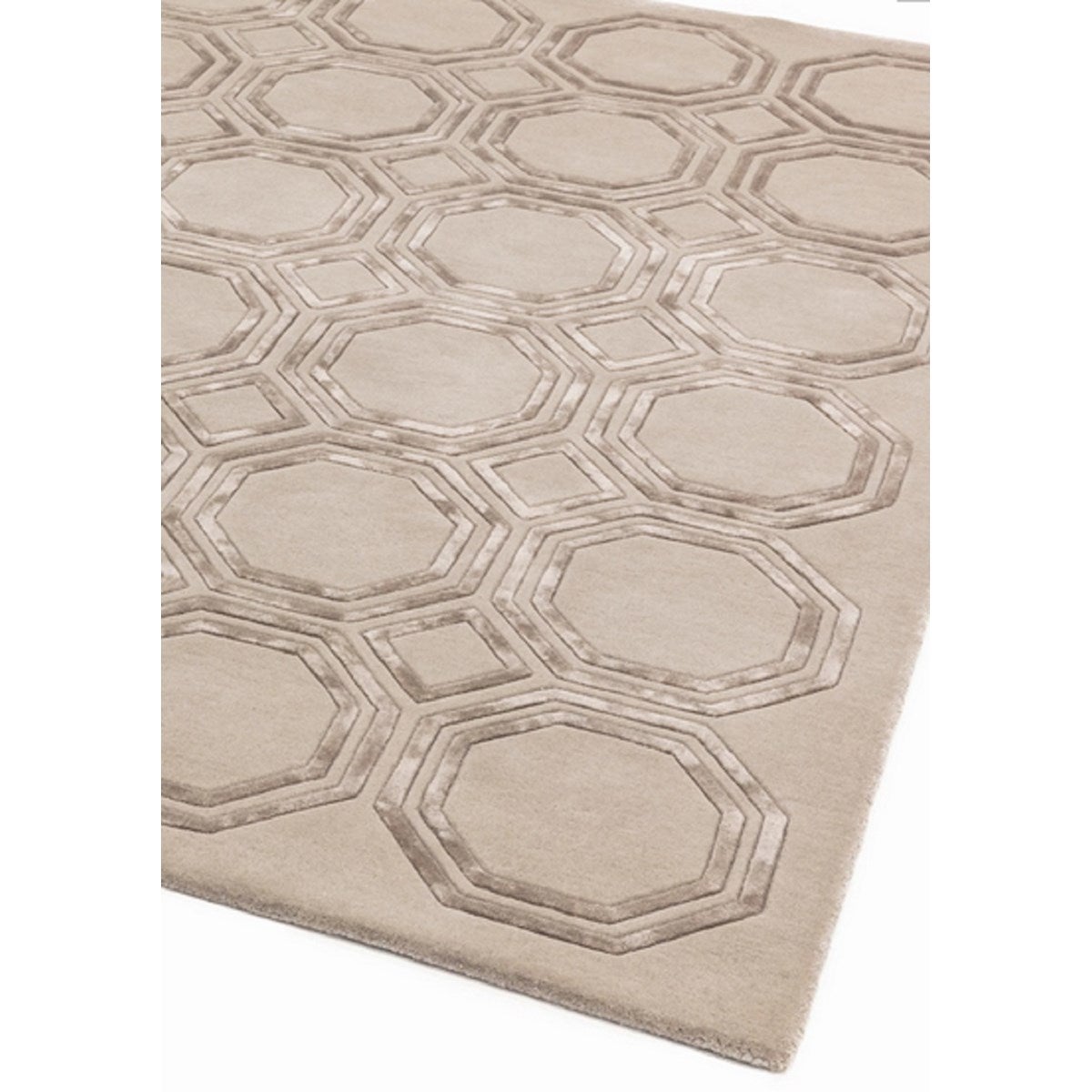 Tapis de salon moderne tissé main NAVEL 160x230 cm - 3