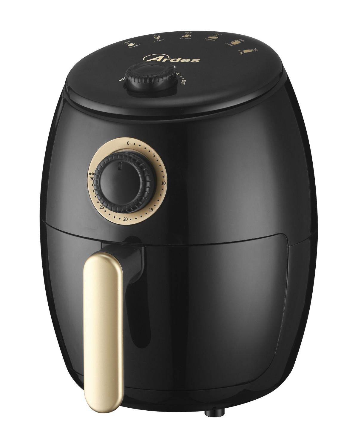 Ardes Freidora De Aire Caliente Eldorada Mini Single 2 L Independiente 1000 W Negra , Leroy Merlin