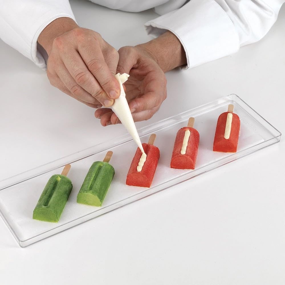 silikomart | CKC14 Stampo in Silicone per Cioccolatini EASTER SLIM, Antiaderente, 6 Cioccolatini, Confezione da 1