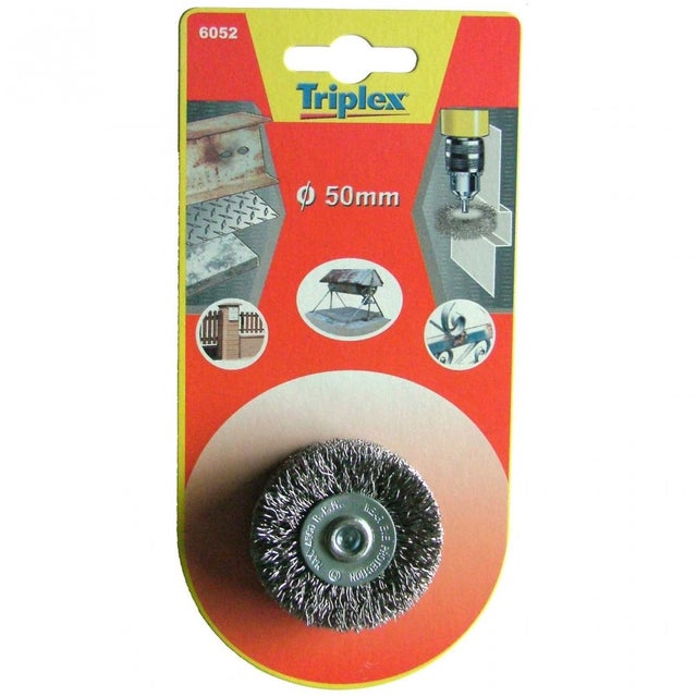Brosse circulaire perceuse pour métal TIVOLY, Diam.50 mm