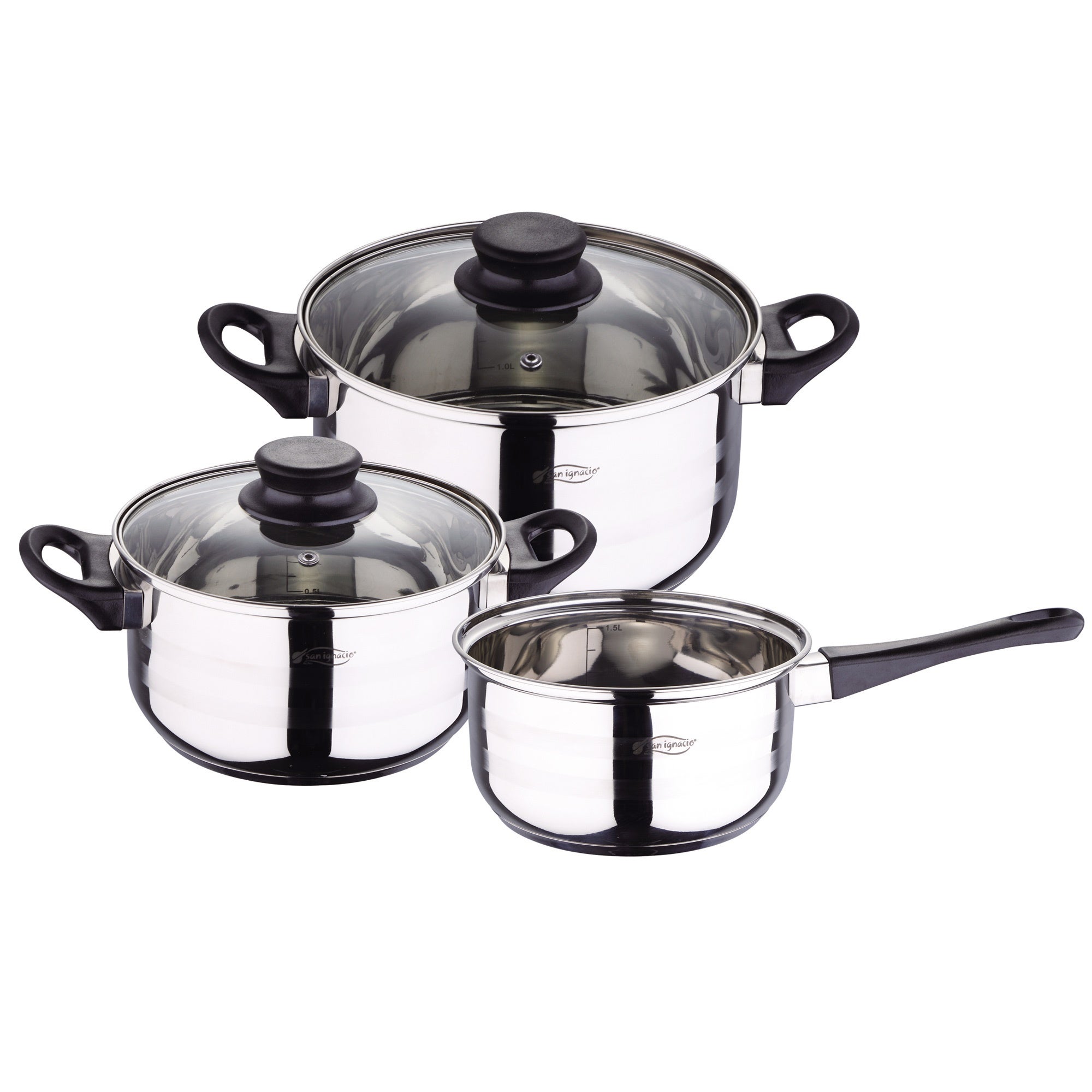 San Ignacio - conjunto de utensílios de cozinha e panela de 5 peças em vermelho - 5