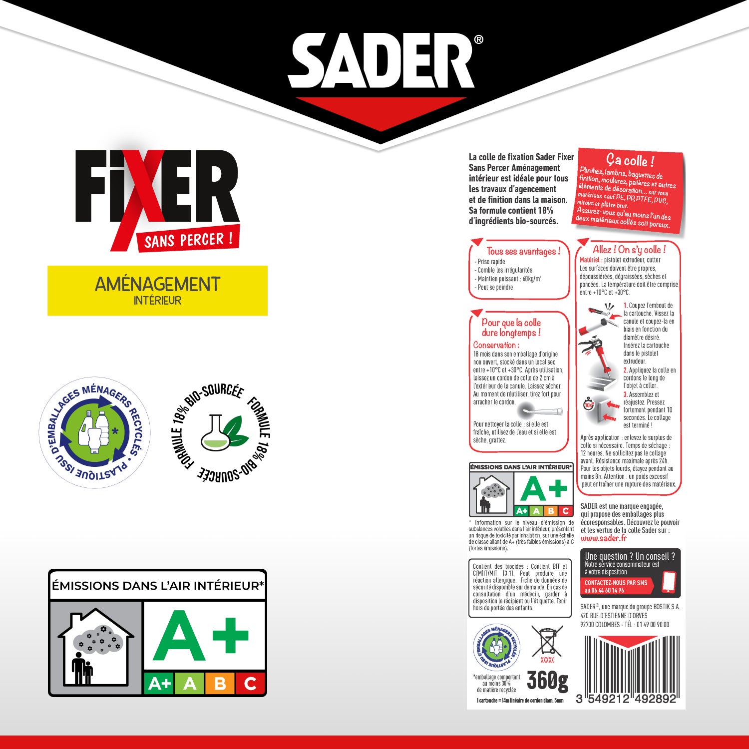 SADER FSP INTERIEUR CARTOUCH 360G SADER - 30626215 - 5