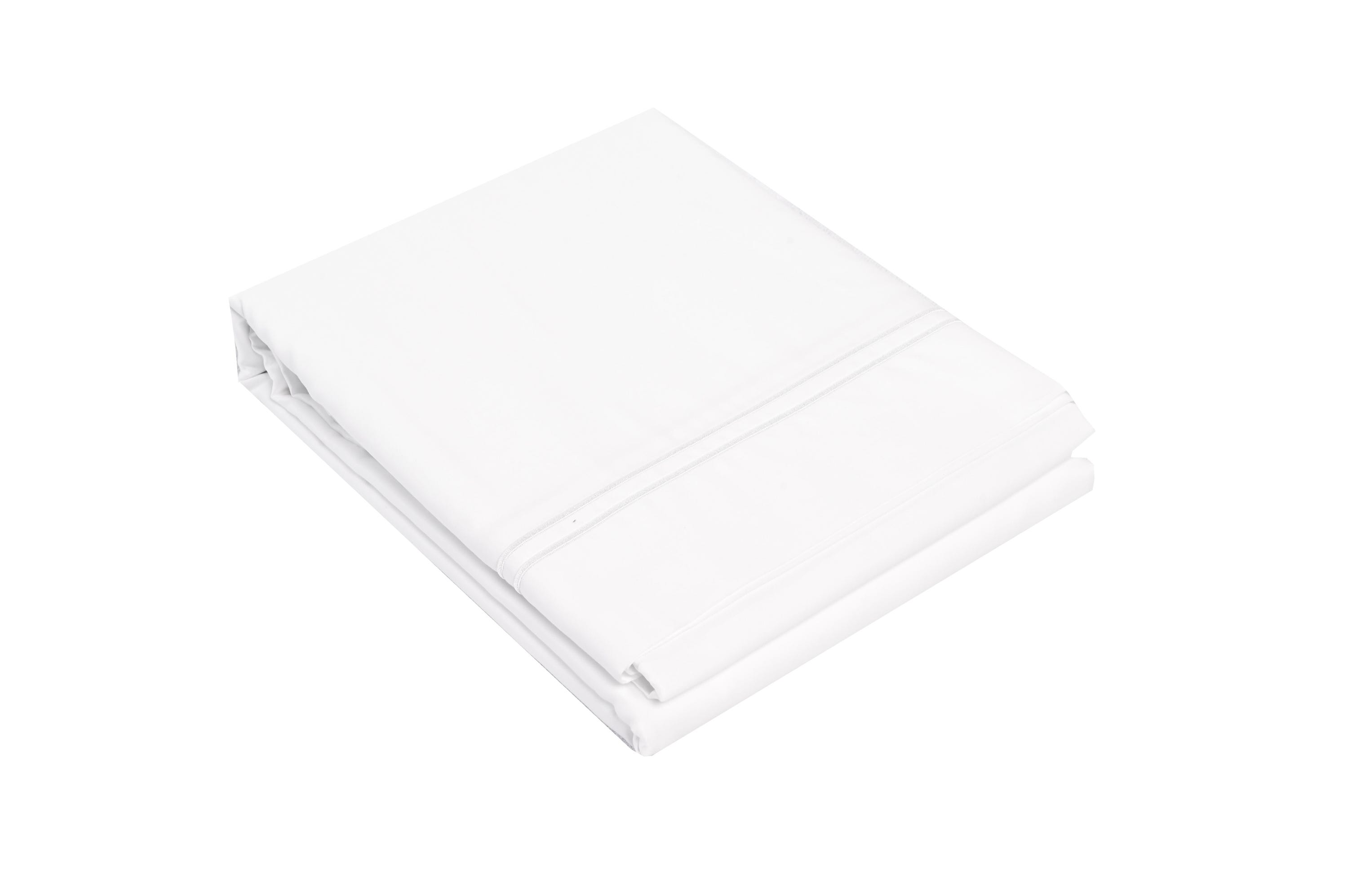 Lençol de cima Bordón INSPIRE algodão 400 fios branco cama 150 cm - 7