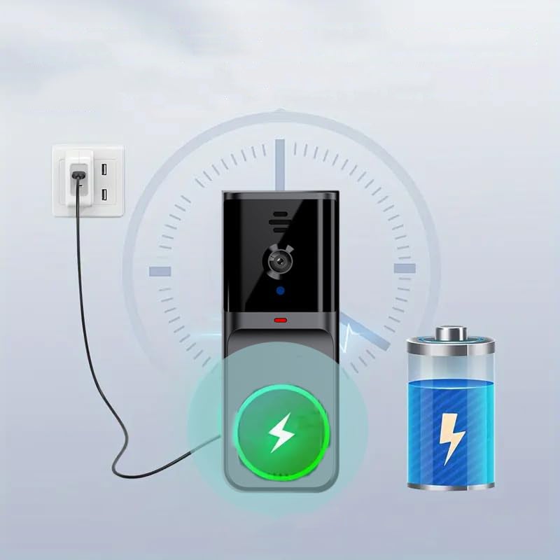 Interphone vidéo sans fil, pas besoin de WiFi, interphone audio bidirectionnel, carte 32G - 5