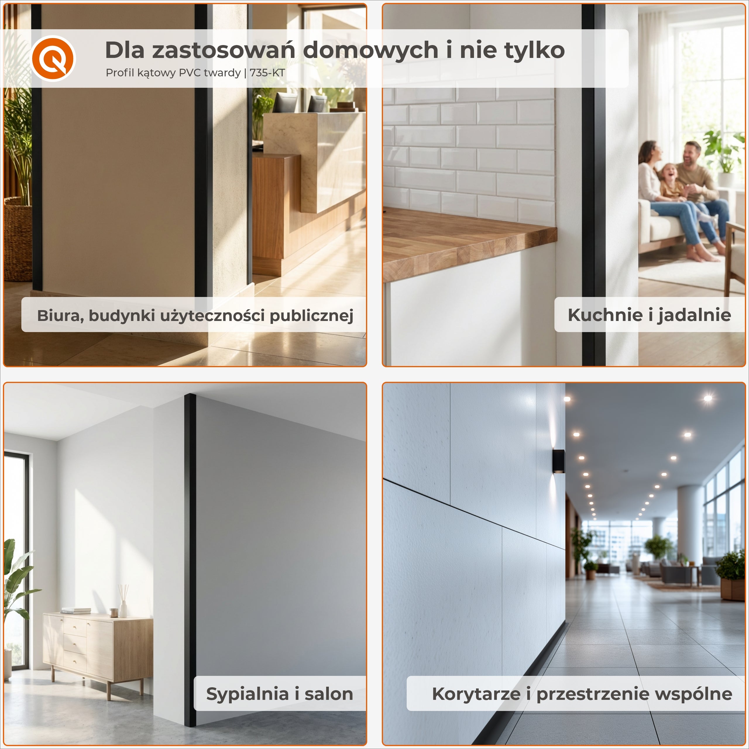 Cornière PVC Rigide PVC Rigide 25x15 mm - protection et finition angle, profil L - 200 cm, beige - 9