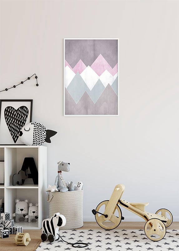 Poster d'art de Komar - Sunrise Mountain Gentle - Taille: 30 x 40 cm - 4