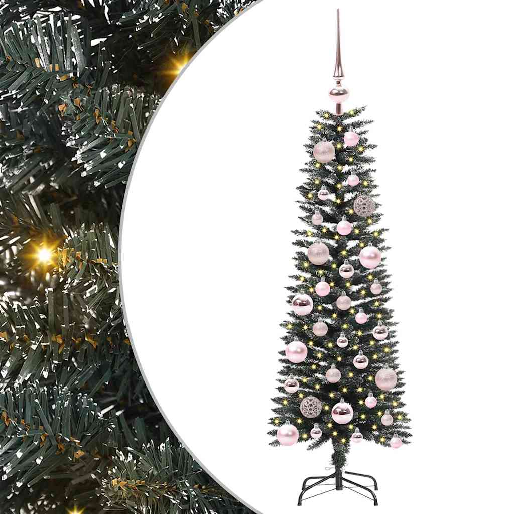 Sztuczna choinka z 150 diodami LED Zielony 40.5 x 40.5 x 120 cm
