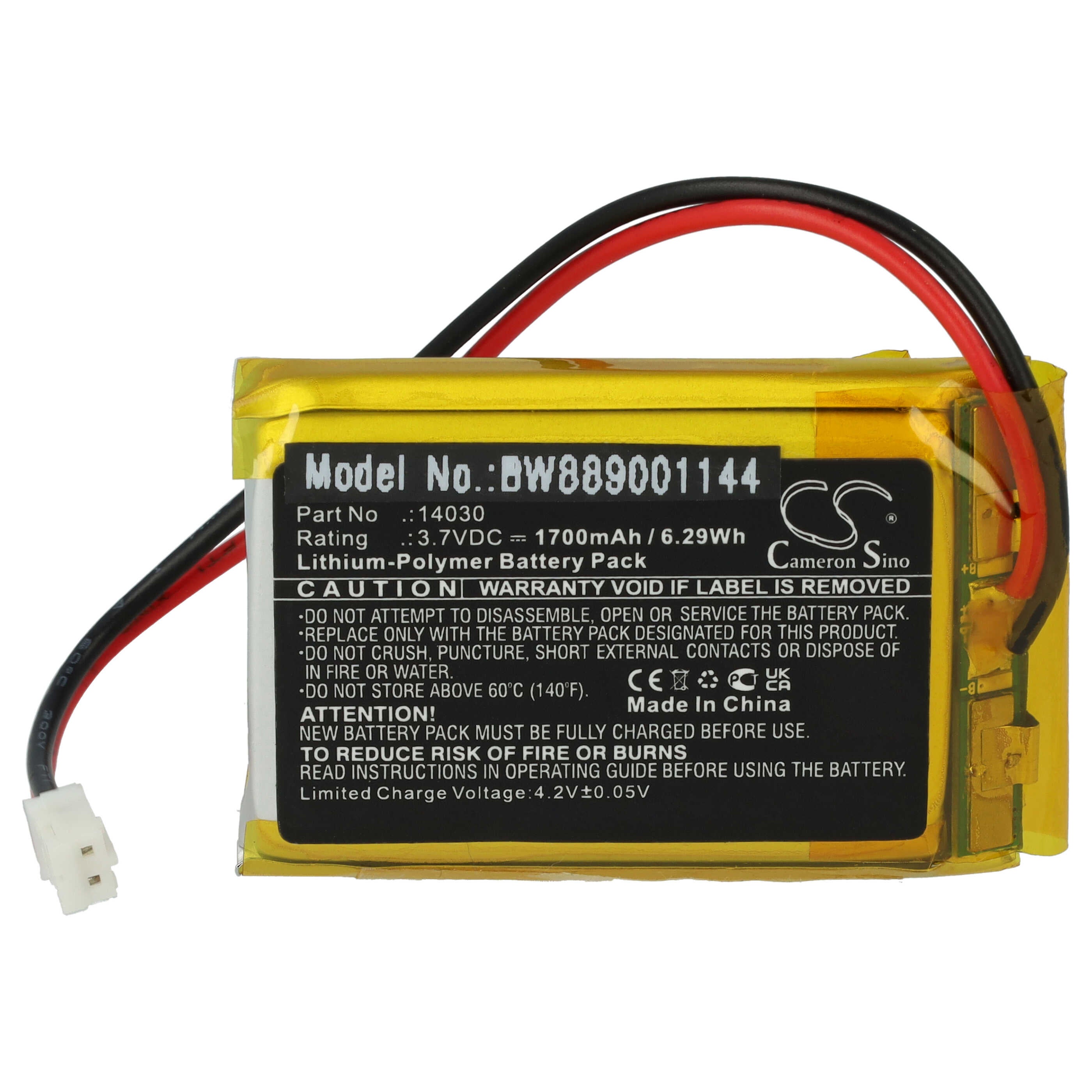 Batteria Vhbw Per Videocamera Ocean EV0200 | 440mAh, 3.7V, Li-Poly | Sostituisce HPP452030 - 2