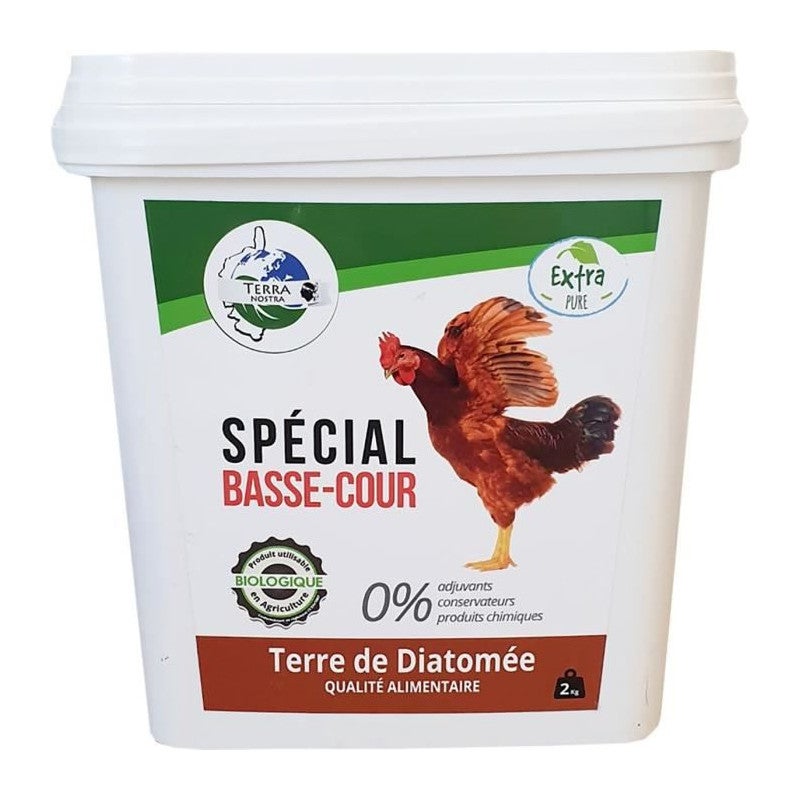 Terra Di Diatomee Terra Nostra 2kg - Qualità Alimentare - Speciale Basso Corto - 100% Naturale - 5