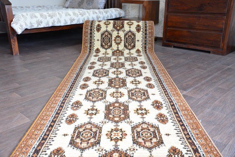CHODNIK BCF ZEGARY beż 90 cm 90x560 cm - 2
