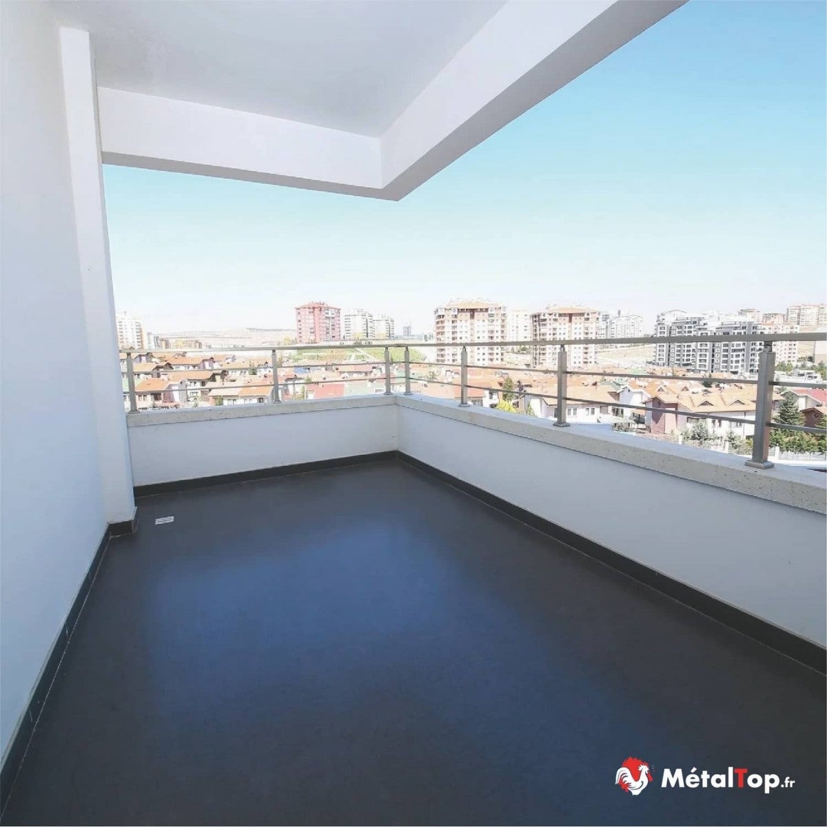 Peinture Sol Mat - Metaltop - Gris agate - RAL 7038 - Pot 5L - 7