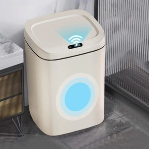 Pattumiera Automatica Intelligente Con Sensore E Coperchio Piccola Pattumiera Da Bagno Da 14 Litri Adatta Per Camera Da Letto Cucina E Ufficio 98307064