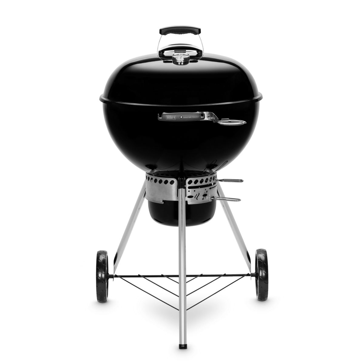 Weber GBS E-5750 Barbecue Master Touch Grill Carrello Charcoal Argento Nero - 3