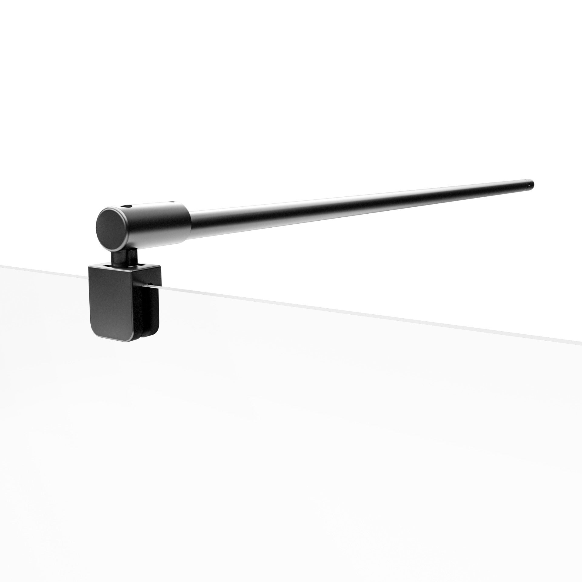 Pare-baignoire d'angle pivotant transparent noir, H.140 x l.80 x P.70 cm SCHULTE, anticalcaire, paroi de baignoire rabattable, écran 5 mm pliant - 2