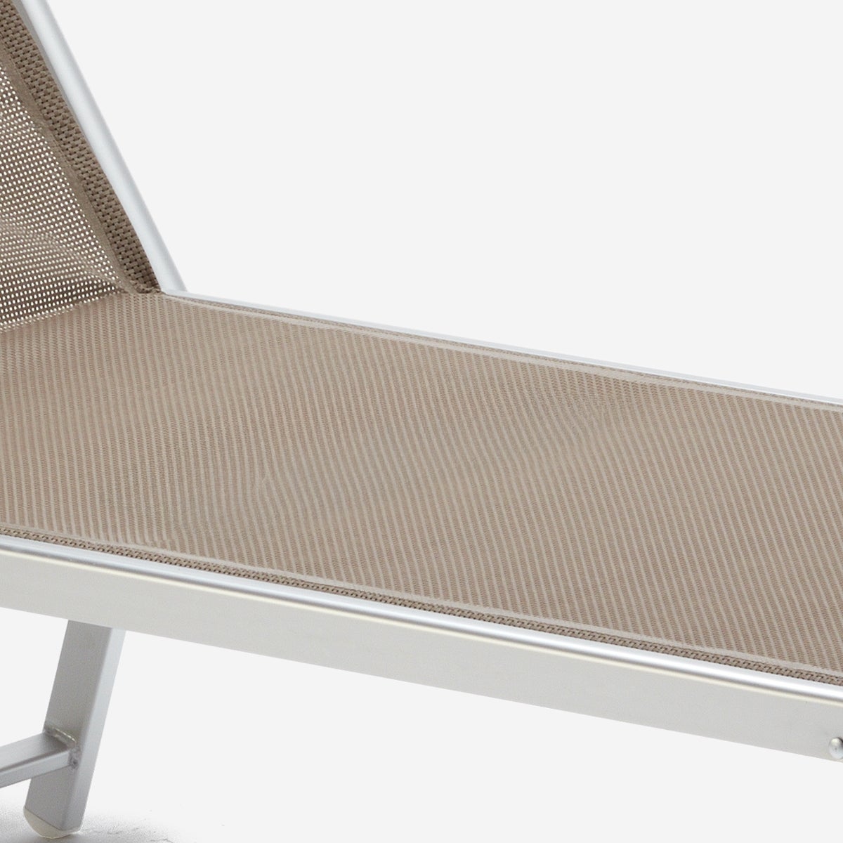 2 transats de plage bains de soleil en aluminium Santorini Limited Edition - 7