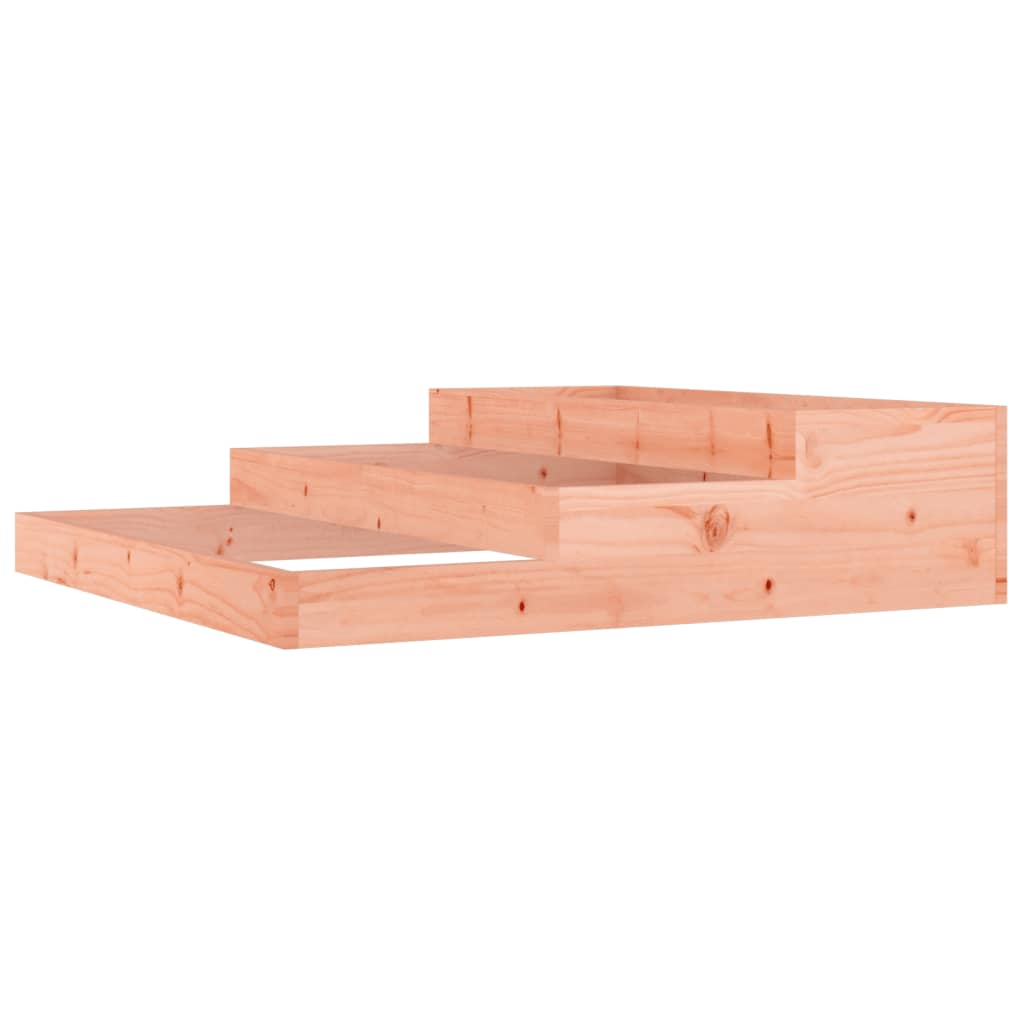 Jardinière Bois Massif Vintage Blanc 12x40x15 Cm - Intérieur Extérieur