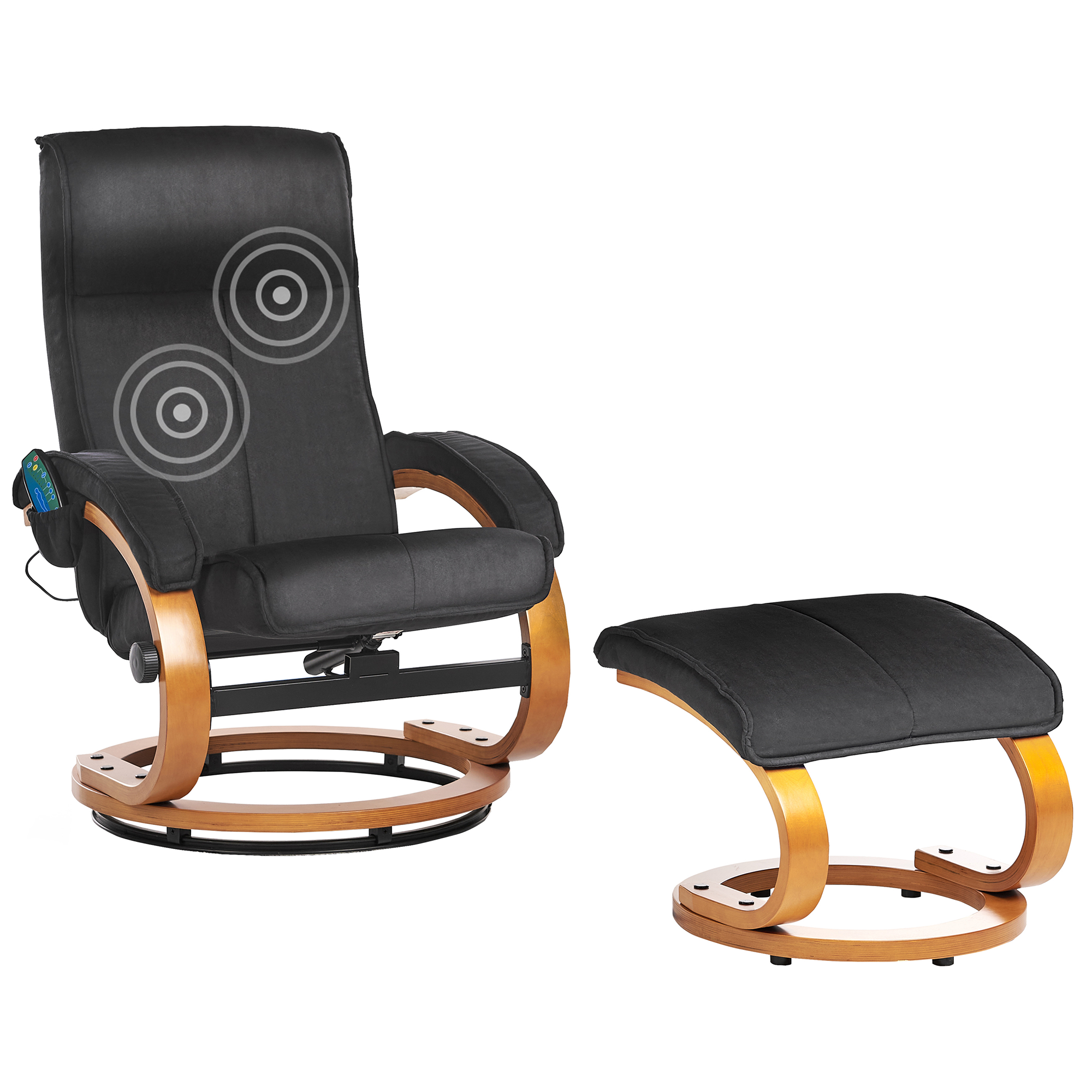 Fauteuil massant HERO Tissu Noir Leroy Merlin — free download