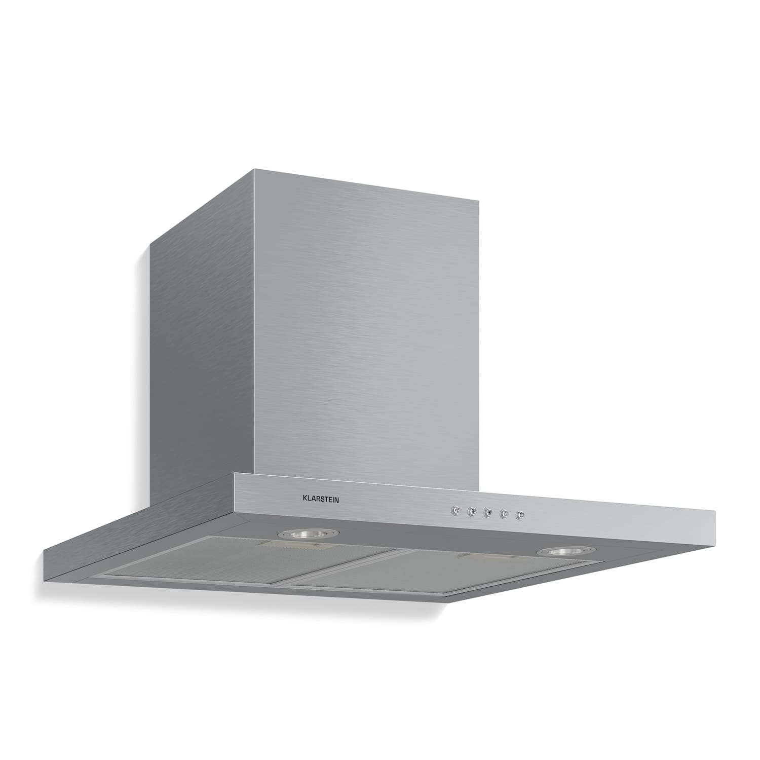 Klarstein Limelight Campana Extractora De Pared 60Cm 640M³/H Acero Inoxidable Plata Carbón Acero Inoxidable, Leroy Merlin