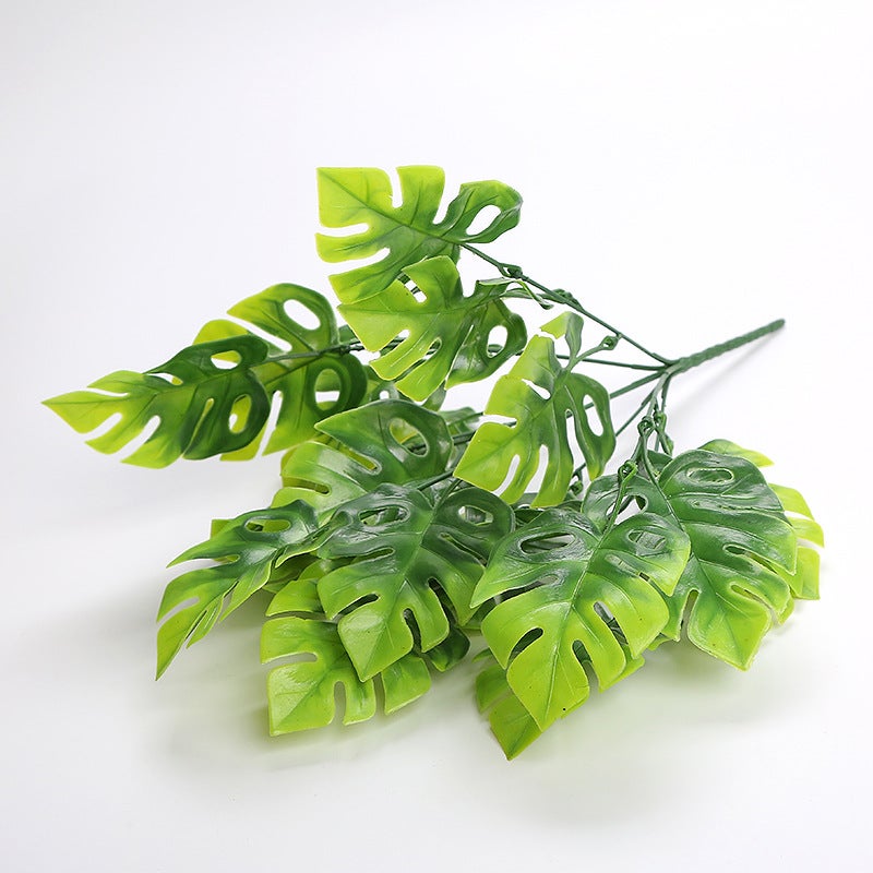 Dww-60 feuilles de palmier artificielles 6 types avec tiges, Plante