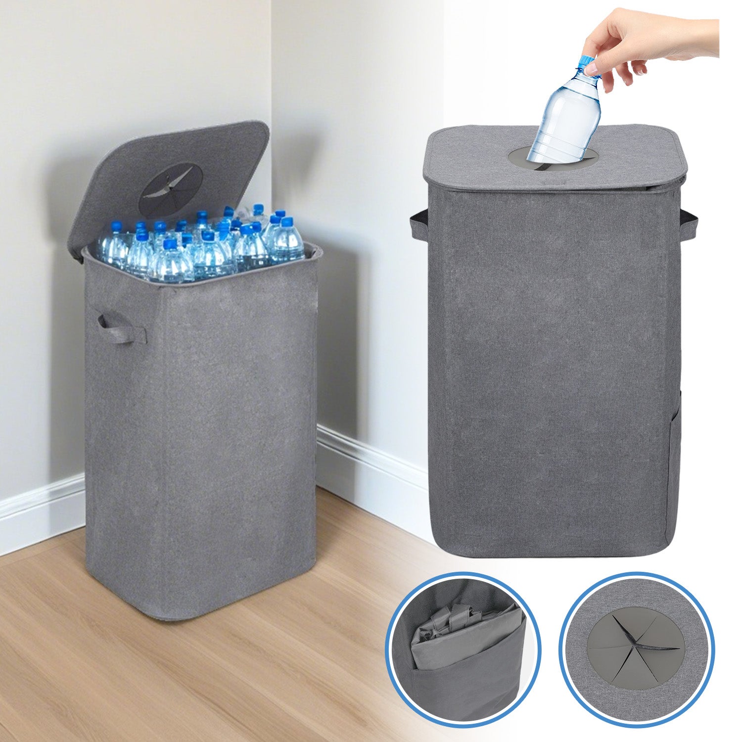 Mini poubelle de bureau portable de petite taille, pratique