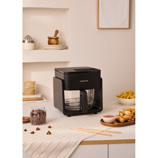 AIR FRYER STUDIO CRYSTAL - Freidora de aire de cristal 4.2L, 1300W