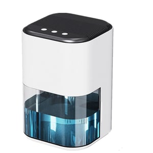 Déshumidificateur compact et silencieux Darmlink 2L avec éclairage LED -Seulement 36,6 dB de bruit,Solution idéale pour une pièce de 20 m²