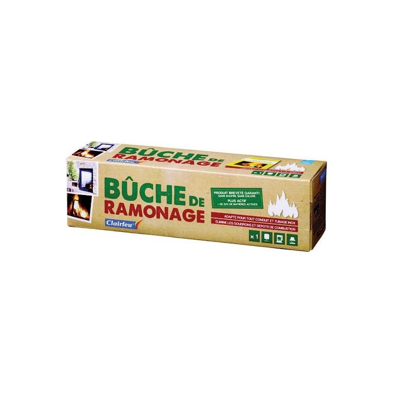 Bûche de ramonage avec certificat. Leroy Merlin — free download