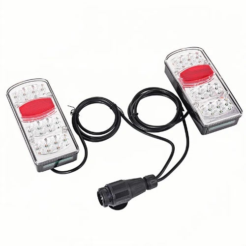 TLGREEN Kit Feux Arrière Remorque 13 Broches 12V - 6 Fonctions Certifié E