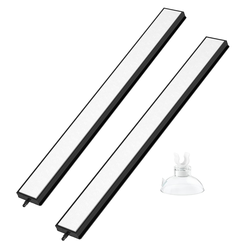 Dyfuzor powietrza Bubble Air, cichy dyfuzor powietrza z przyssawką, do akwariów i zbiorników na ryby, 30 cm (opakowanie 2 szt.)