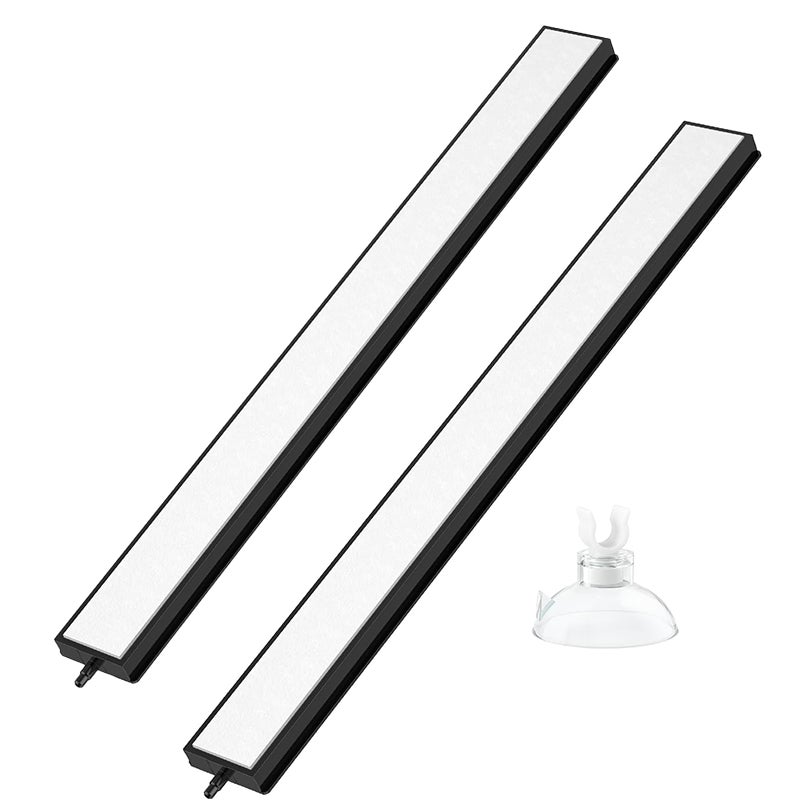 Dyfuzor powietrza Bubble Air, cichy dyfuzor powietrza z przyssawką, do akwariów i zbiorników na ryby, 30 cm (opakowanie 2 szt.)