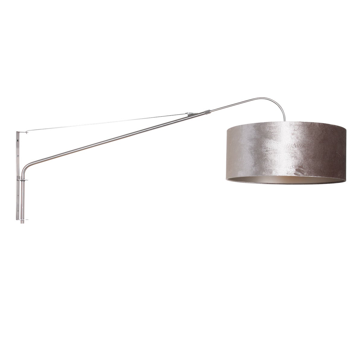 Steinhauer - aplique de pared - elegant classy - acero - metal tejido - lámpara de ambiente - e27 - 8131st