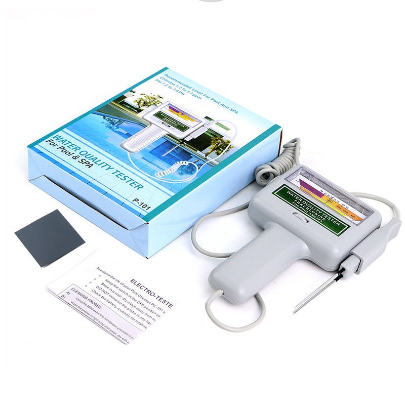 Testeur d'eau de piscine, testeur de chlore résiduel et de pH, testeur de piscine portable 2 en 1 pour eau potable, aquarium, piscine - 3