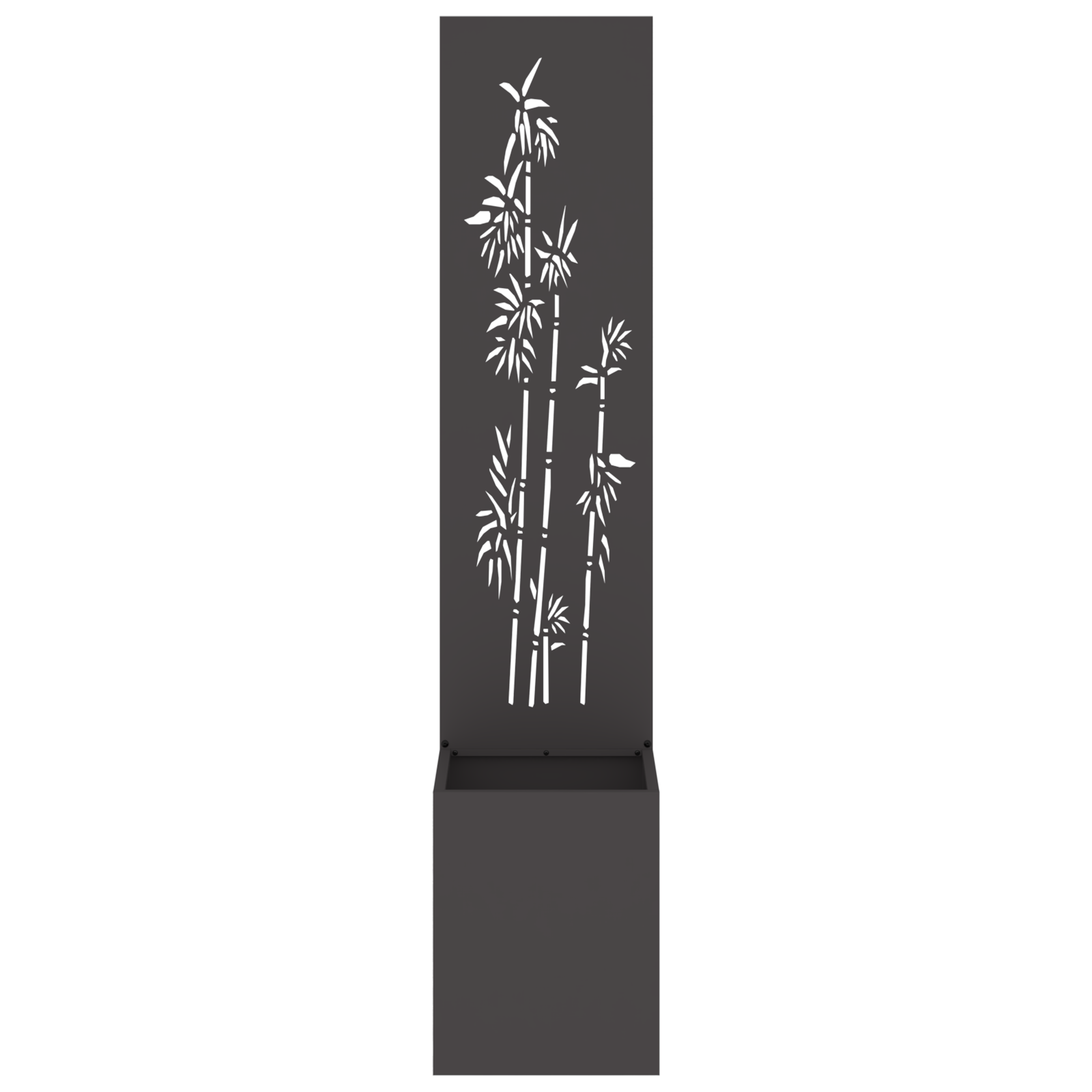 Écran de confidentialité de jardin Floral Noir 32 x 32 x 150 cm vidaXL - 5