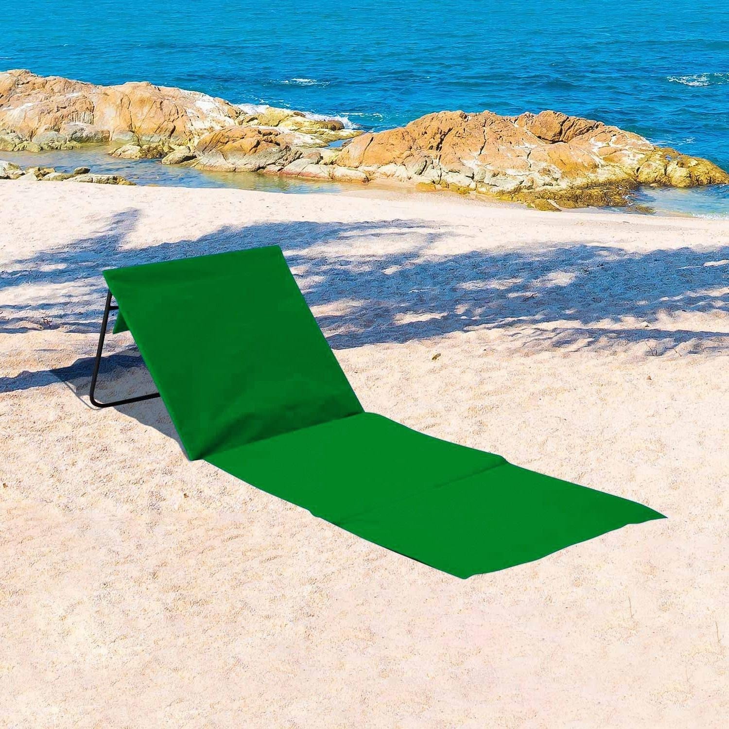 Pack 2 Tapetes Dobráveis de Praia ​​Acolchoados com Encosto 153x51x42cm Thinia Home - 5