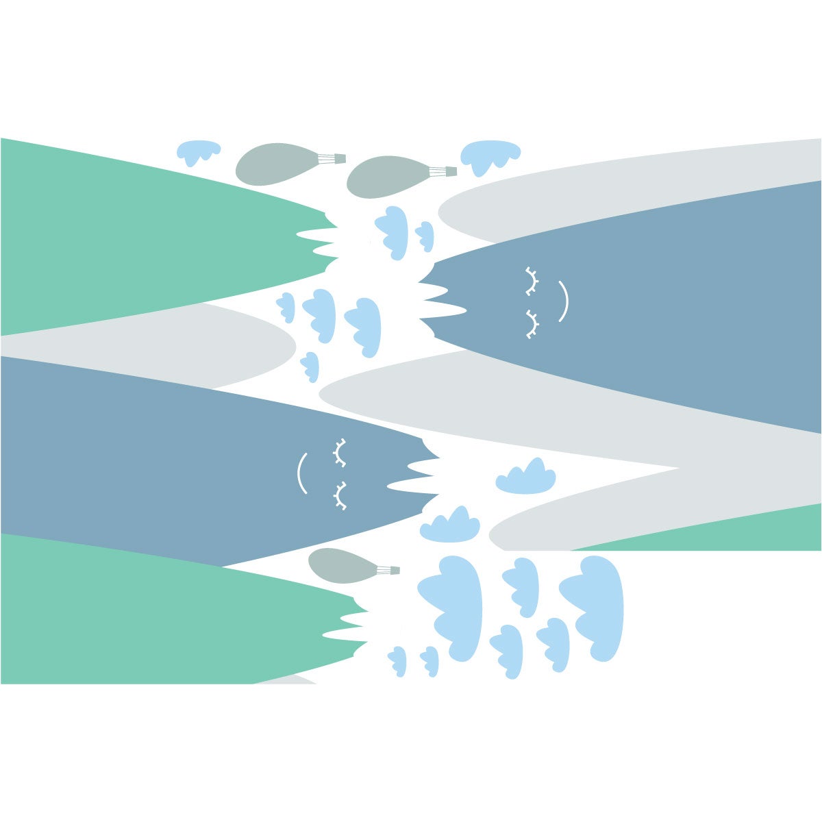 Adesivo bambino di montagna scandinavo asuka - Sticker adesivo - adesivi murali - 40x60cm - 4