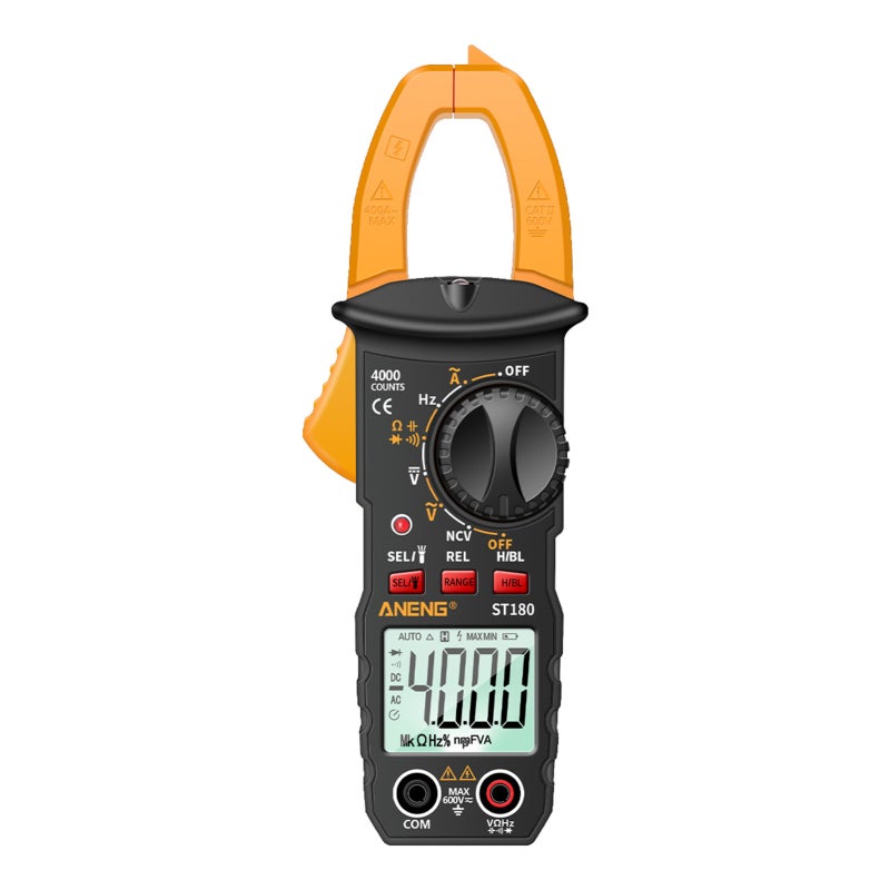 multimètre, pince multimètre numérique pour tension AC/DC, jaune - 6