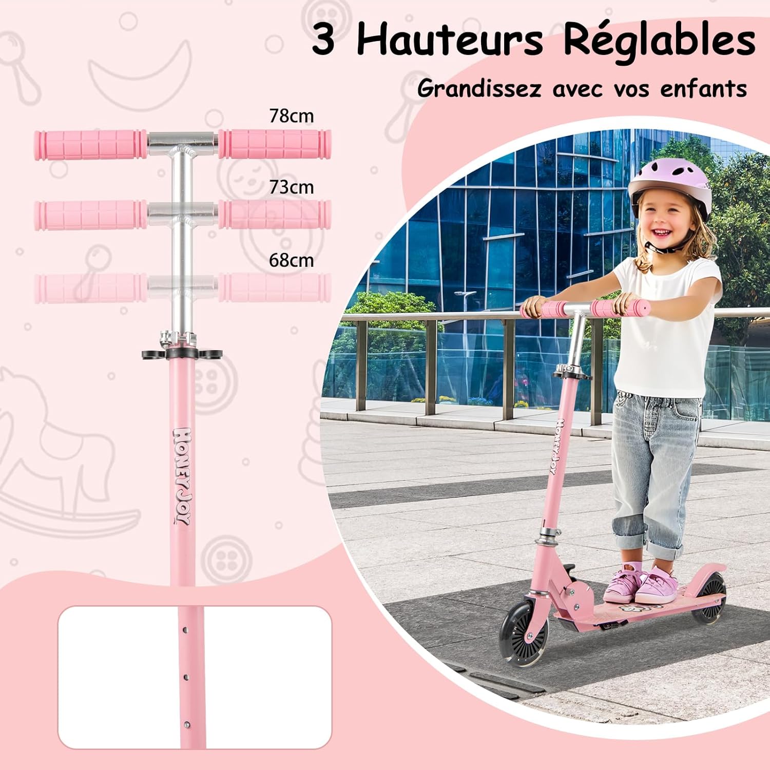 Kit De 7 Roulements De Direction Pour Trottinette Enfant BUGUUYO - Fer Haute Qualité, Conduite Douce