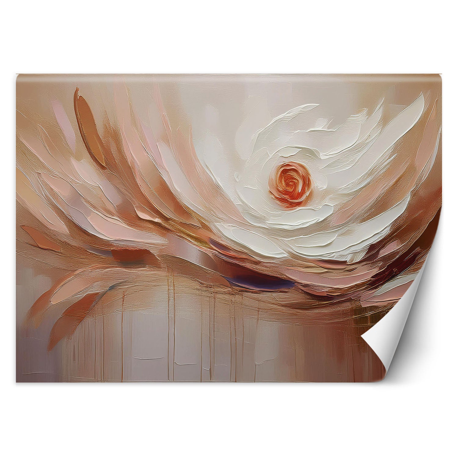 Fototapeta, Abstrakcja Kwiat Malowany 150x105