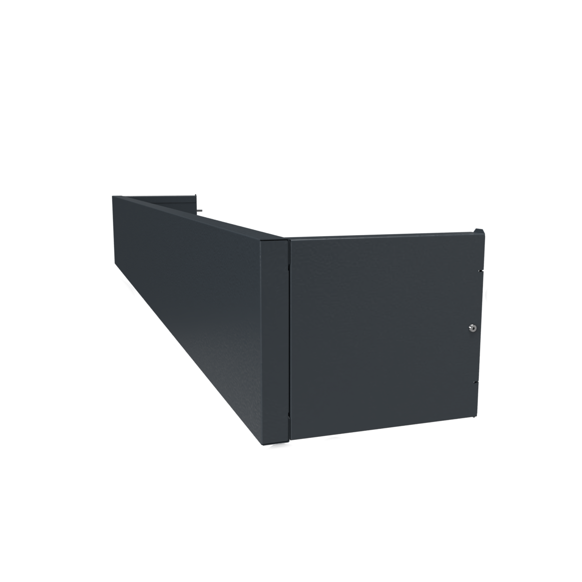 Cache coffre volet roulant 140 cm ATOLE - Gris anthracite RAL7016 - 5